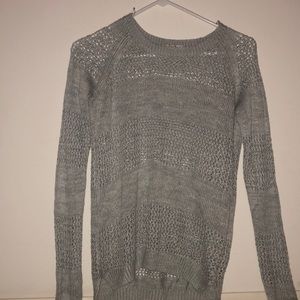 Cute grey knit sweatshirt